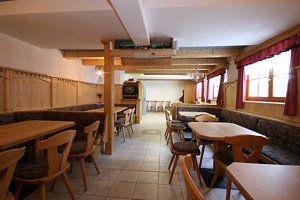 Aufenthaltsraum im Gasthof Gstemmerblick.